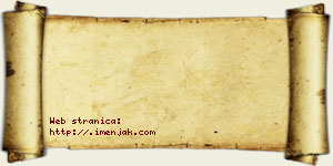 Jana Udovičić vizit kartica